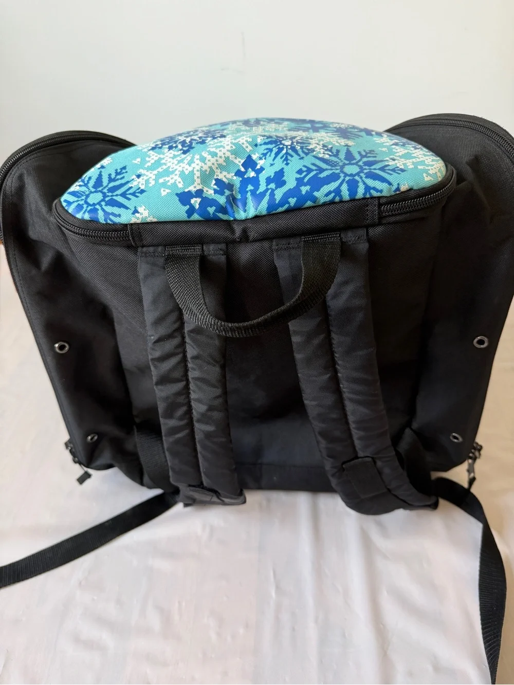 Transpack ICE skate backpack Bag blue Snowflake Figure Inline Roller 33L